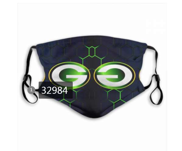 New 2021 NFL Green Bay Packers 122 Dust mask with filter